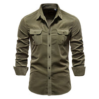 Dexter | Men's Long Sleeve Button-Down Cargo Shirt