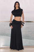 Martina Maxi Skirt - Black