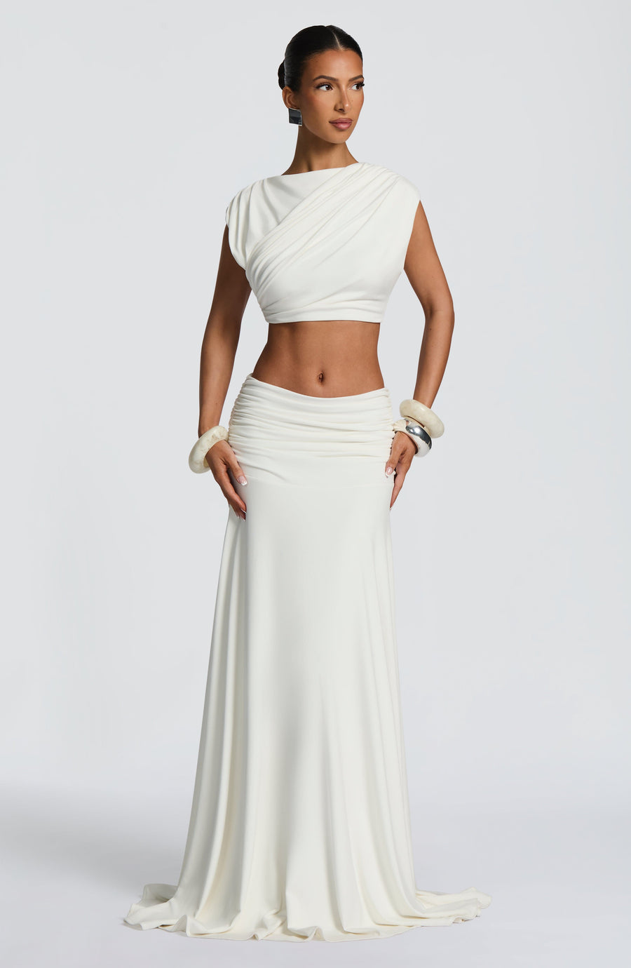Martina Maxi Skirt - Ivory