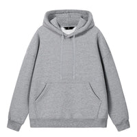Paloma Casual Hoodie with Hood in Light Grey
