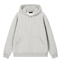 Paloma Casual Hoodie with Hood in White Grey