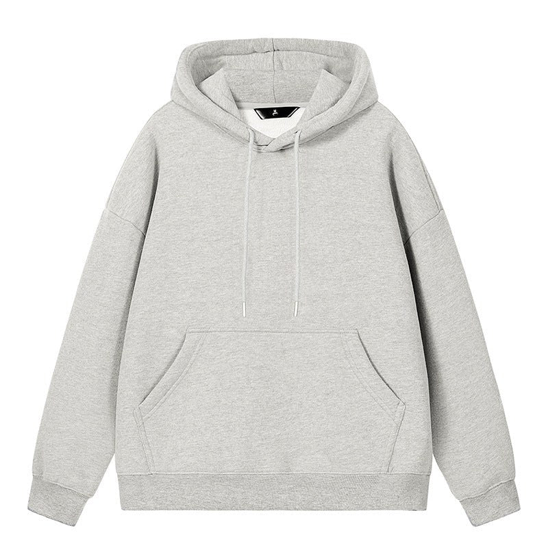 Paloma Casual Hoodie with Hood in White Grey