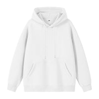 Paloma Casual Hoodie with Hood in White