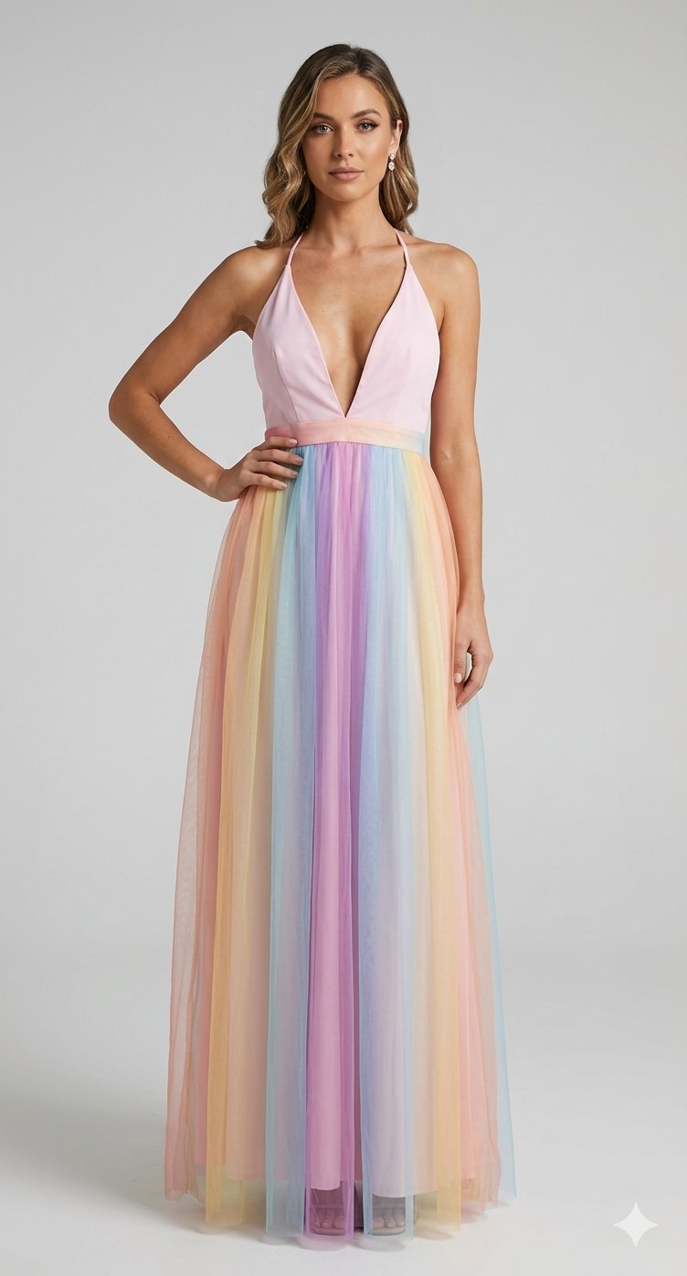 Paloma Dress in Multicolour