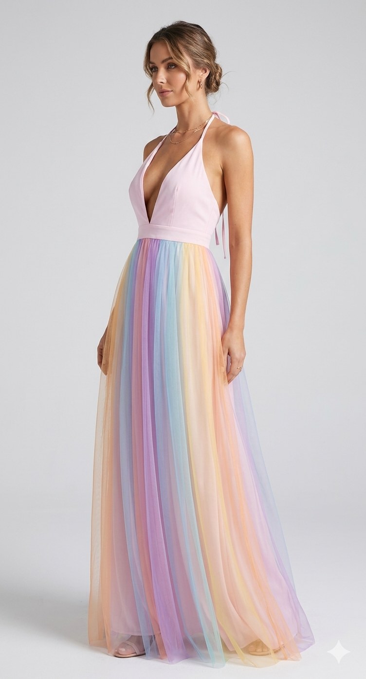 Paloma Dress in Multicolour