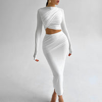 Paloma Elegant Skirt in White
