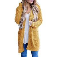 Paloma Knit Coat in Yellow