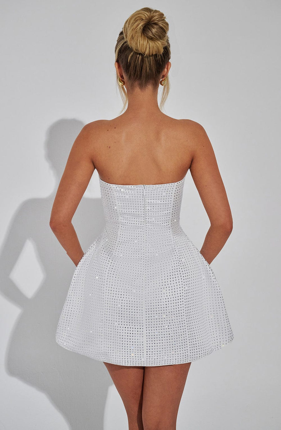 Elle Mini Dress – Ivory