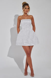 Elle Mini Dress – Ivory