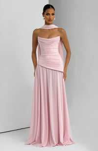 Marta Maxi Dress – Blush