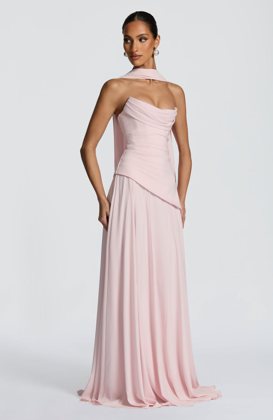 Marta Maxi Dress – Blush
