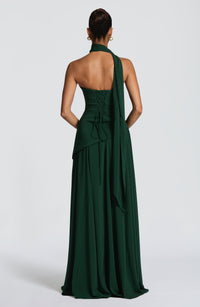 Marta Maxi Dress – Emerald