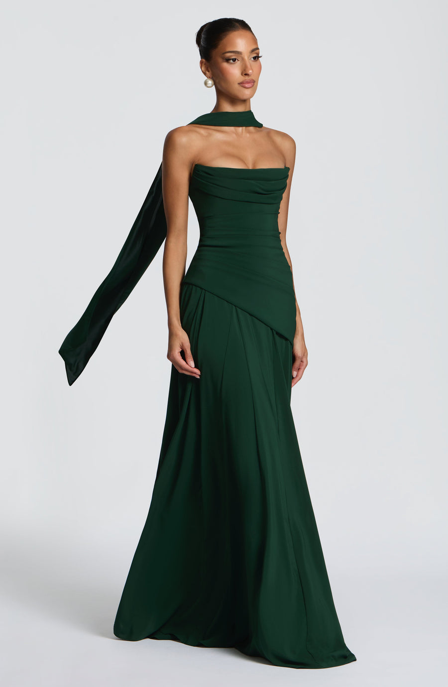 Marta Maxi Dress – Emerald