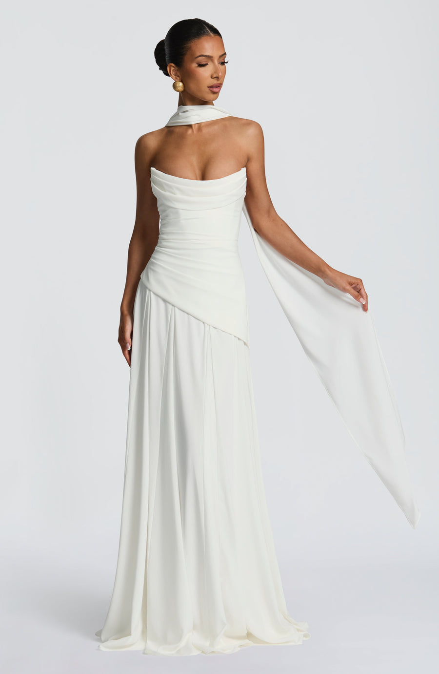 Marta Maxi Dress – Ivory