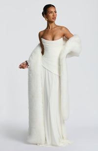 Marta Maxi Dress – Ivory