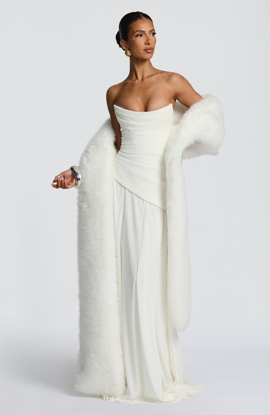 Marta Maxi Dress – Ivory