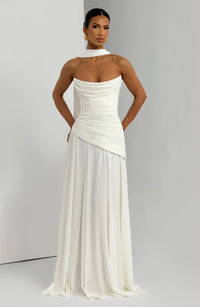 Marta Maxi Dress – Ivory