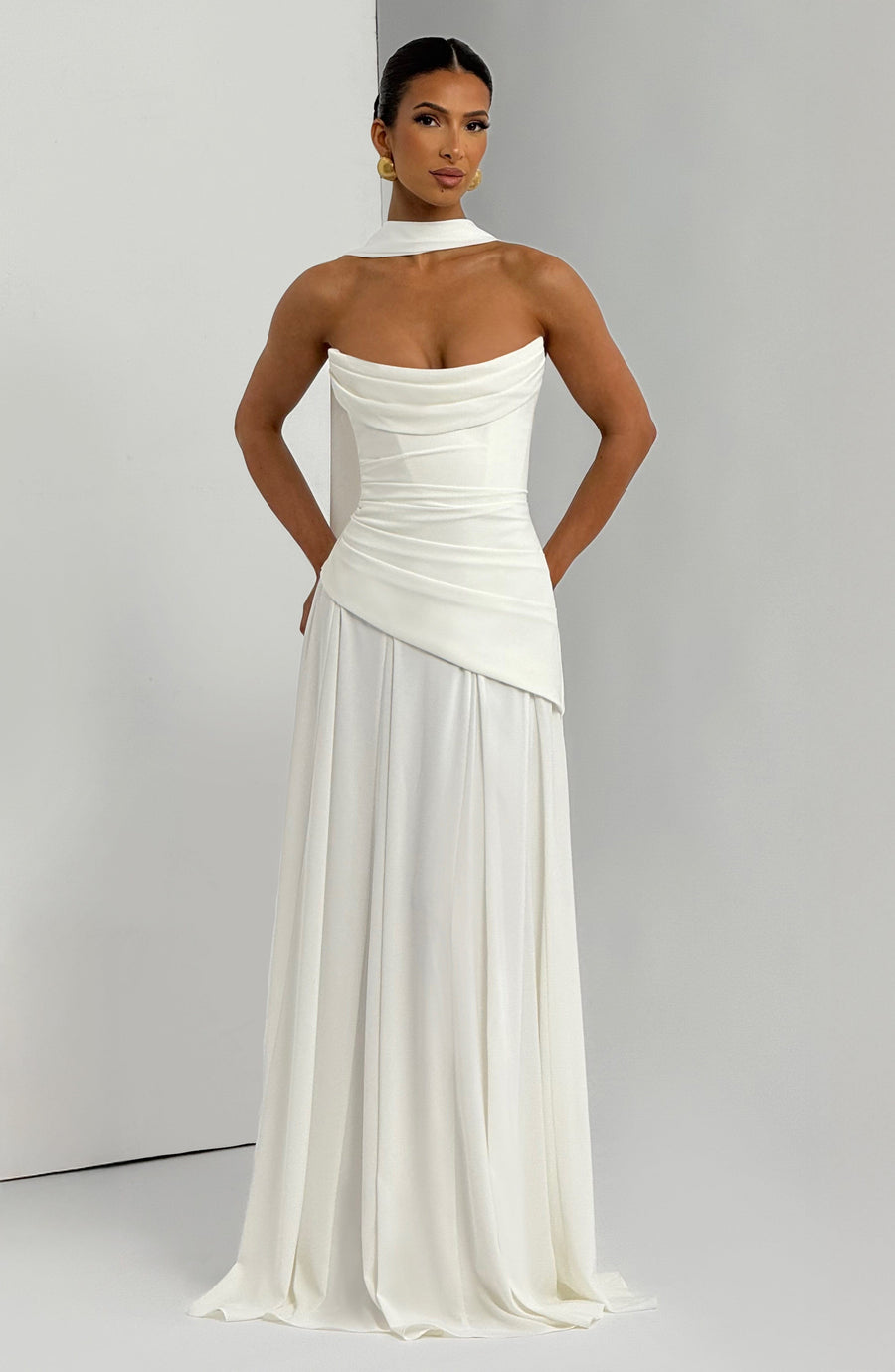 Marta Maxi Dress – Ivory