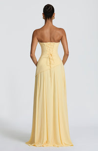 Marta Maxi Dress – Lemon
