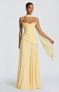 Marta Maxi Dress – Lemon