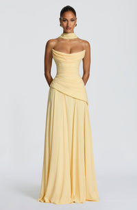Marta Maxi Dress – Lemon