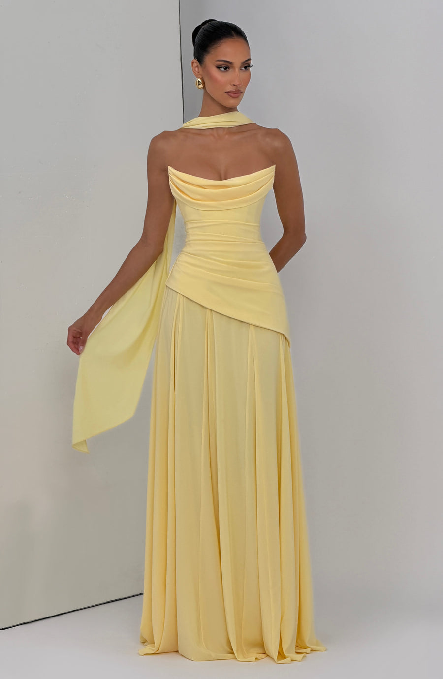 Marta Maxi Dress – Lemon