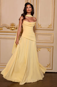 Marta Maxi Dress – Lemon