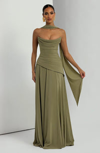 Marta Maxi Dress – Sage