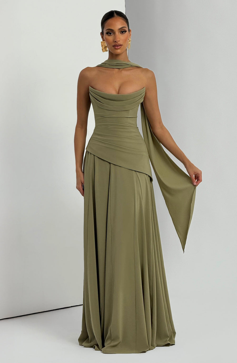 Marta Maxi Dress – Sage