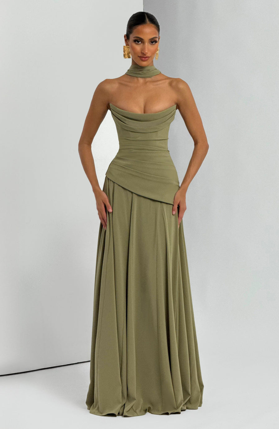 Marta Maxi Dress – Sage