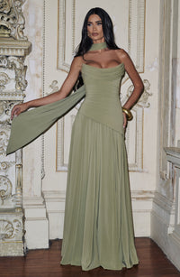 Marta Maxi Dress – Sage