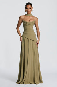 Marta Maxi Dress – Sage
