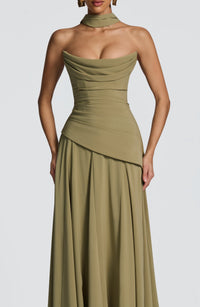Marta Maxi Dress – Sage