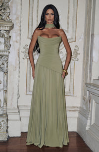 Marta Maxi Dress – Sage