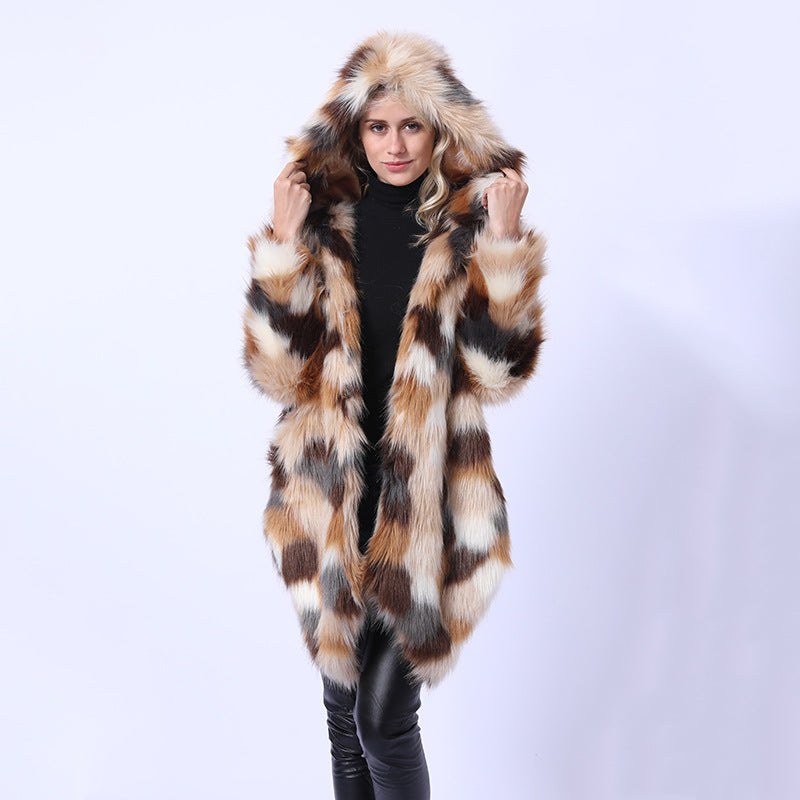 Paulina Coat in Tarnmuster