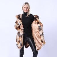 Paulina Coat in Tarnmuster