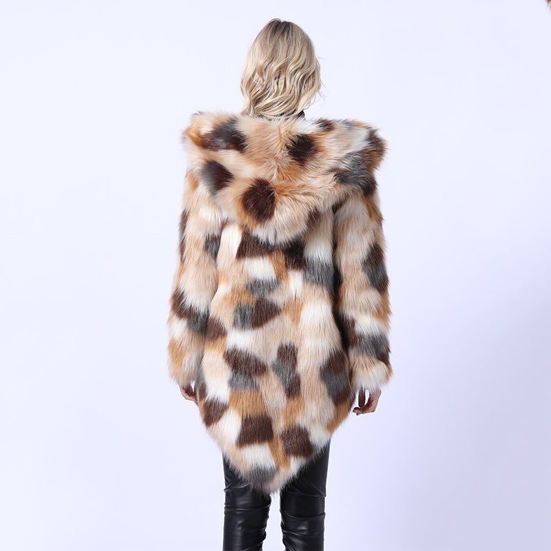 Paulina Coat in Tarnmuster