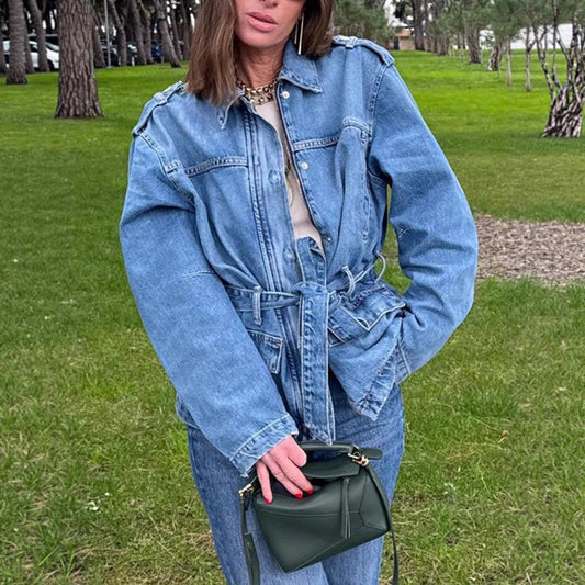 Paulina Elegant Denim Jacket