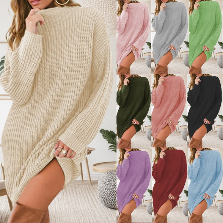 Paulina Knit Sweater with Side Split