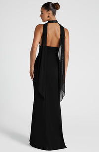 Lisette Maxi Dress – Black