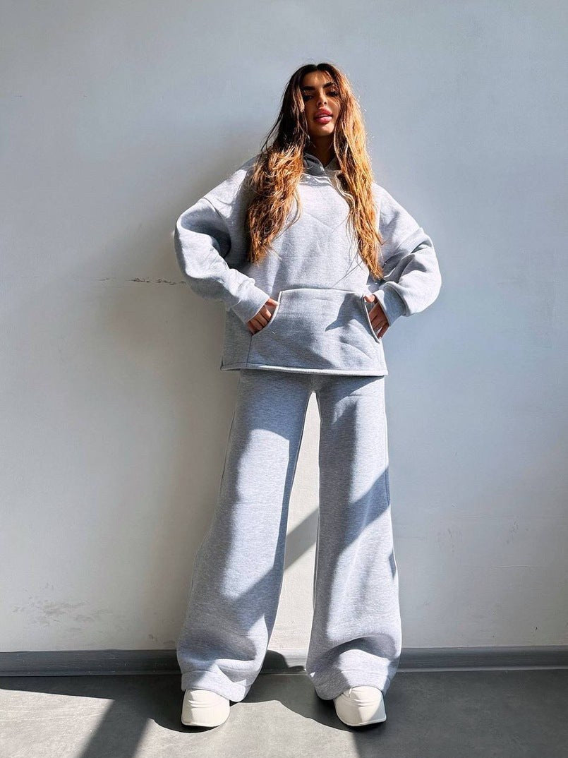 Paulina Trousers with Oversized in Grey