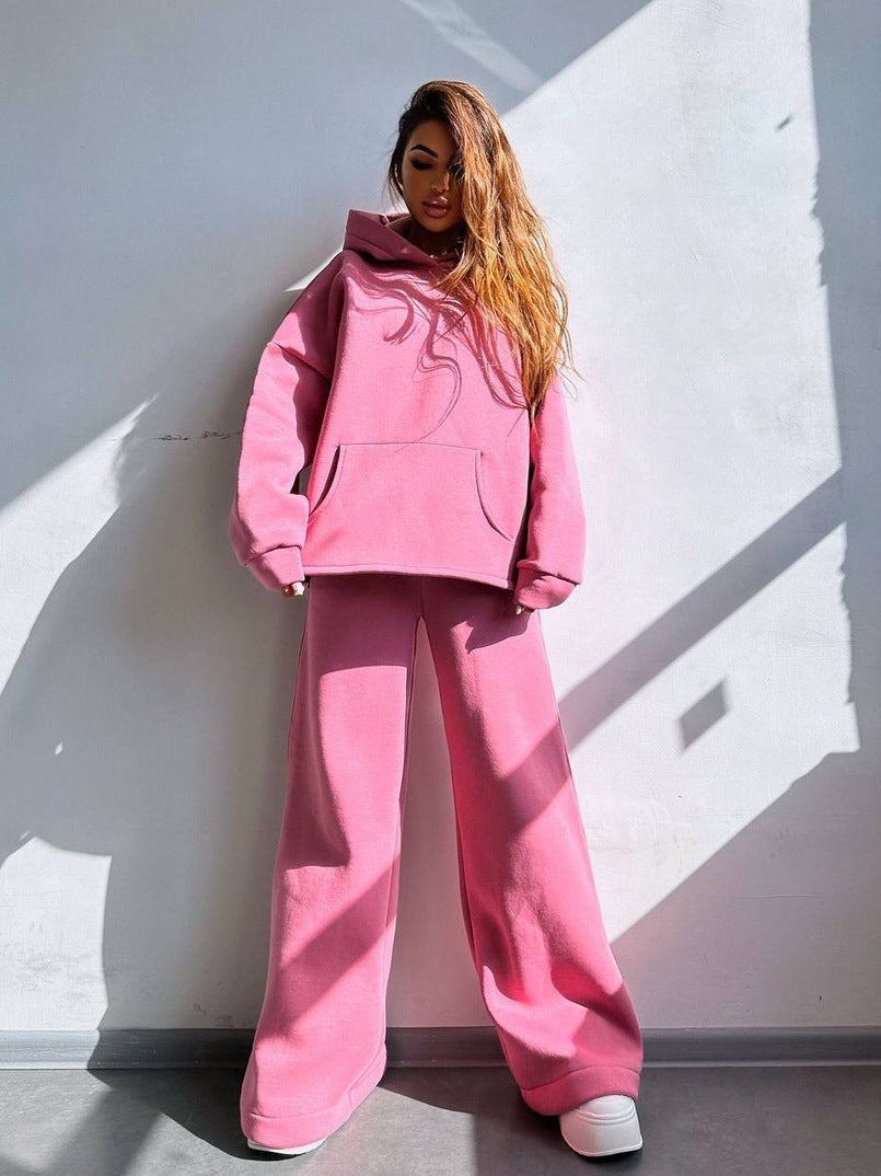 Paulina Trousers with Oversized in Pink