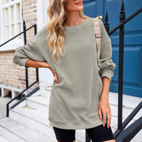 Pearl Casual Knit Sweater with Oversized