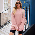 Pearl Casual Knit Sweater with Oversized