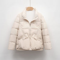 Pearl Jacket with Pockets in Beige
