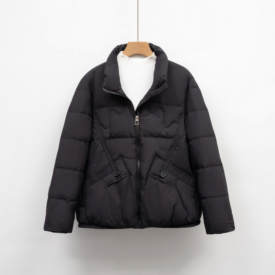 Pearl Jacket with Pockets in Black