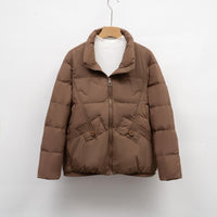 Pearl Jacket with Pockets in Brown