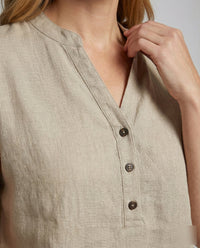 Pearl Relaxed Linen Tunic