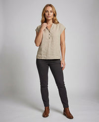 Pearl Relaxed Linen Tunic