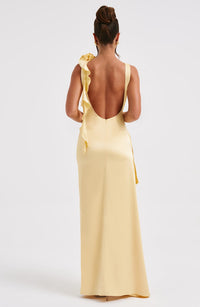 Bonnie Maxi Dress – Lemon